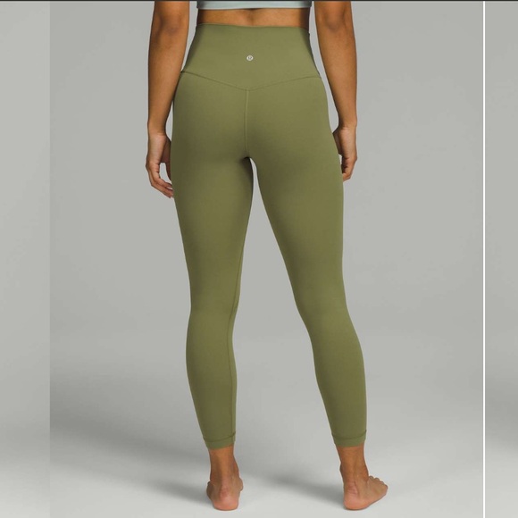 NWOT Lululemon Athletica Align High-Rise  25” Bronze Green Leggings size 4 - Picture 2 of 10